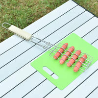 Grillkorvställ med Trähandtag