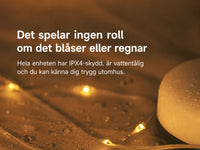 NexTool Camping LED-ljusslinga – Vattentålig & Dekorativ