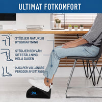 Everlasting Comfort Fotstöd för Skrivbord – Minnesskumskudde för Kontor, Spel och Hemmakontor