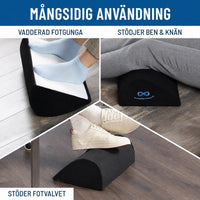 Everlasting Comfort Fotstöd för Skrivbord – Minnesskumskudde för Kontor, Spel och Hemmakontor